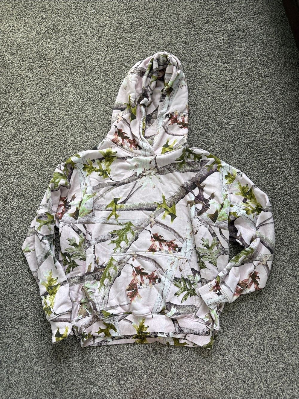 PacSun Pink Camo Hoodie - Small